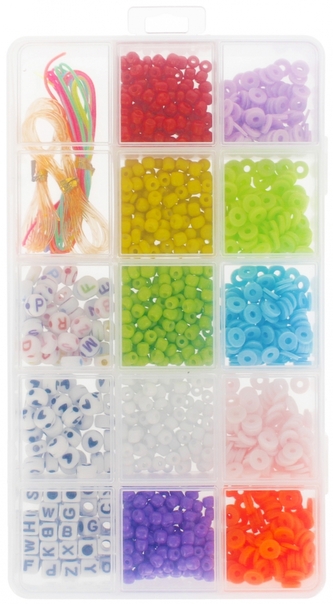 Koraliki do nawlekania z akcesoriami MEGA CREATIVE 532279