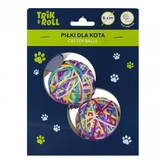 Piłka dla kota 6cm 2szt TRIK&ROLL 560724