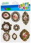 Ozdoba dekoracyjna metalowe Ramki 8szt. CRAFT WITH FUN 501468