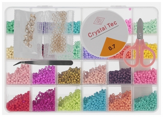 Zestaw koralików do nawlekania biżuteria MEGA CREATIVE 543672