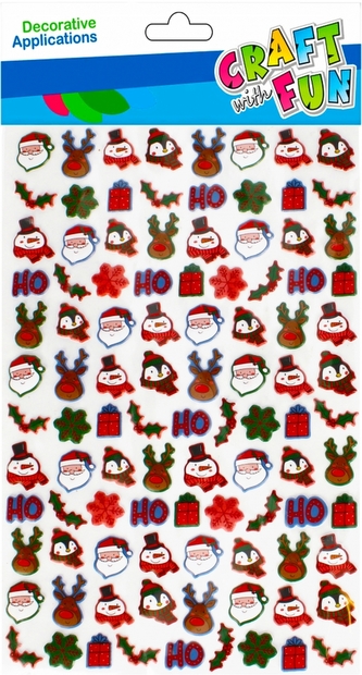 Naklejki mini Boże Narodzenie CRAFT WITH FUN 501877