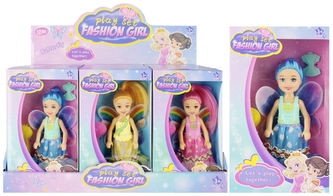 Lalka 15 cm Wróżka z akcesoriami MEGA CREATIVE 524396