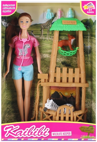 Lalka 29cm z akcesoriami Opiekun ZOO MEGA CREATIVE 526222