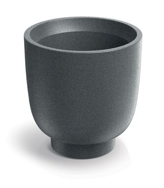 Květináč VIVO ROUND MIDL 40 cm - barva: světlý granit