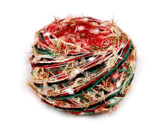 Vánoční pletací příze Alfie 50 g - 1 ks - 2 červená tmavá