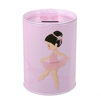 Skarbonka metalowa okrągła Balerina STARPAK 536709
