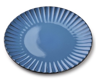 EVIE BLUE Talerz obiadowy 26,5xh2cm EVIE BLUE Talerz obiadowy 26,5xh2cm
