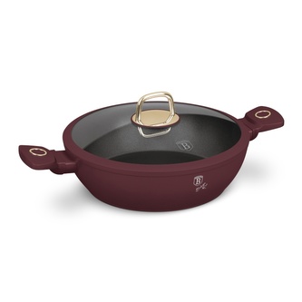 BERLINGERHAUS Kastrol s titanovým povrchem a poklicí 28 cm Leonardo Collection BH-8038
