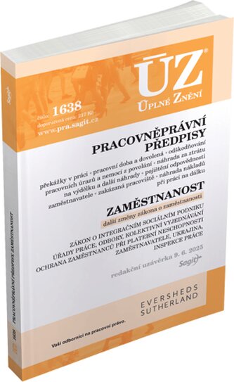 ÚZ 1638 Pracovněprávní předpisy