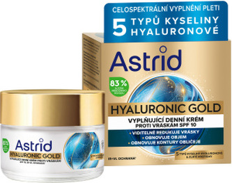 Astrid  Hyaluronic Gold denní pleťový krém 50 ml