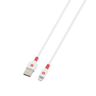 USB kabel, bílá, USB-A / Lightning (Apple), 2 m, SKROSS SKCA0005A-MFI200CN