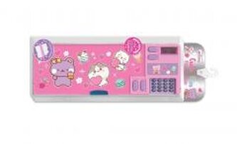 Piórnik z kalkulatorem Miśki