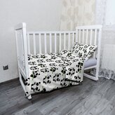 Dětské povlečení do postýlky Pandy s větvičkou: 130x90 / 40x60