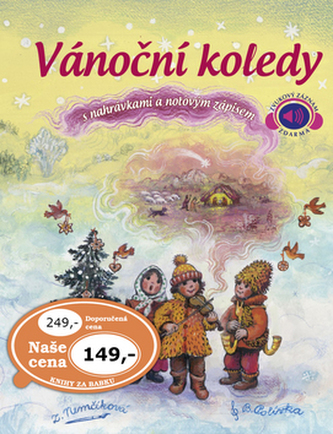 Vánoční koledy s nahrávkami a notovým zápisem