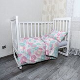 Dětské povlečení do postýlky Roztomilí ptáčci: 100x135 / 40x60