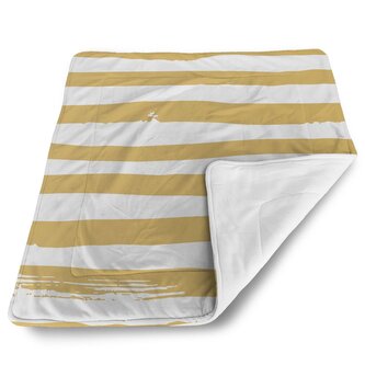Deka pro miminko Zlaté pruhy: 90x120 cm