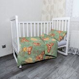 Dětské povlečení do postýlky Roztomilé opičky: 100x135 / 40x60