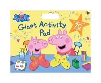 Peppa Giant Activity Pad. Peppa Pig wer. angielska