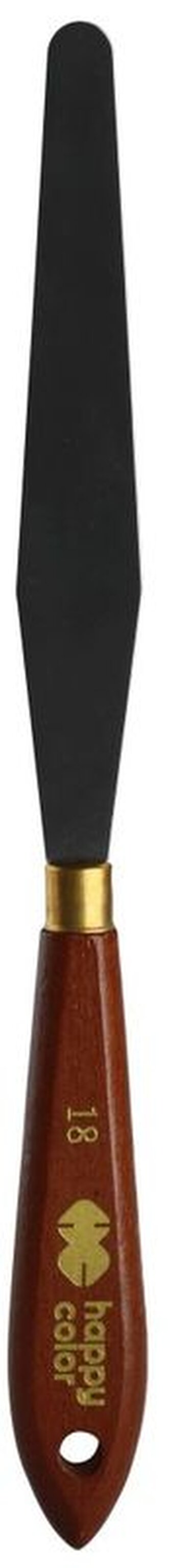 Szpachelka malarska nr 18, uchwyt drewno bukowe, w op. z zawieszką, Happy Color