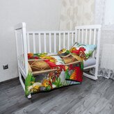 Dětské povlečení do postýlky Dinosauři 4: 120x90 / 40x60