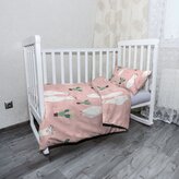 Dětské povlečení do postýlky Lama a kaktusy: 120x90 / 40x60