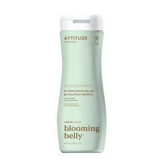 Přírodní tělové mýdlo  ATTITUDE Blooming Belly nejen pro těhotné s arganem 473 ml