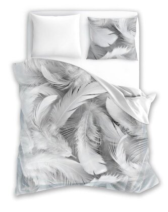 POŚCIEL KPL. 220X200+2x70X80 BAW. NATURAL 001 LEKKA JAK PIÓRKO