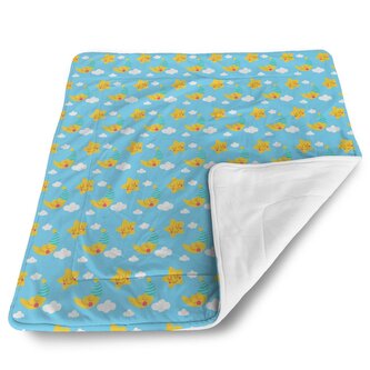 Deka pro miminko Hvězdy a měsíce: 90x120 cm