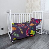 Dětské povlečení do postýlky Nakreslené květiny: 100x135 / 40x60