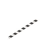 Papírové brčko Jumbo černo-bílé proužky 8/150 mm ideal pack® bal/100 ks