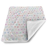 Deka pro miminko Různě barevné puntíky: 90x120 cm