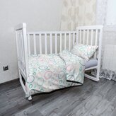 Dětské povlečení do postýlky Bublifuk: 120x90 / 40x60