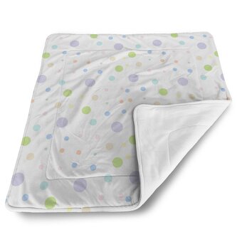 Deka pro miminko Barevné puntíky: 80x100 cm