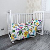 Dětské povlečení do postýlky Barevné příšerky: 120x90 / 40x60