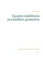 Egyptin todellisten pyramidien geometria