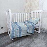 Dětské povlečení do postýlky Plyšáčci: 130x90 / 40x60