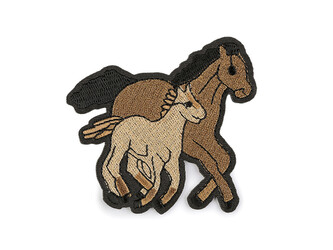 Nažehlovačka koně - 10 ks - hnědá světlá