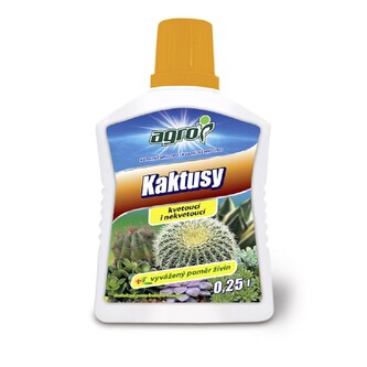 Agro kapalné hnojivo pro kaktusy 250 ml Agro kapalné hnojivo pro kaktusy 250 ml
