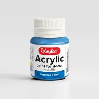 Farba akrylowa metaliczna Niebieski połysk 20m
