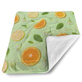 Deka pro miminko Citrus a květ: 80x100 cm