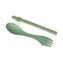 Příbor s brčkem- Spork´n Straw - Zelená
