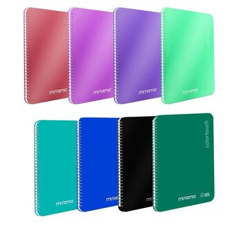 Spirálový sešit "i-Note", 18,5x24, čtverečkovaný, 90 listů, růžová, MITAMA 62282-90194