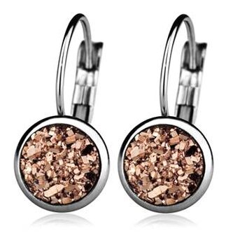 NBA001-GD Ocelové náušnice, GOLD