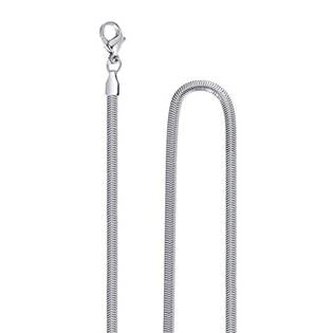 OPE1096-022-45 Ocelový řetízek had plochý, š. 2,2 mm, délka 45 cm