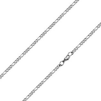 OPE1010-045-50 Ocelový řetízek figaro, tl. 4,5 mm