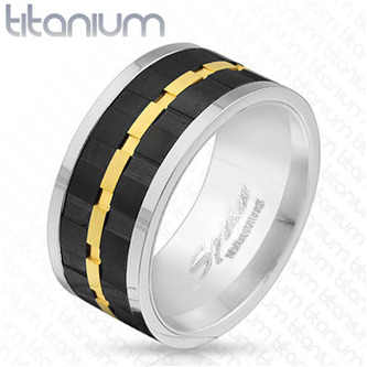 TIT0004-65 Pánský prsten Titan