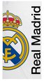 Ručník - osuška FC Real Madrid: Text a Hlavní Logo (90 x 180 cm)