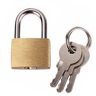 ZA0002 Minizámeček se 3mi klíči rozměr 30 x 20 mm