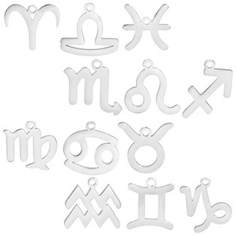 OK1500-11 Ocelový přívěšek - znamení - znamení zvěrokruhu - vodnář