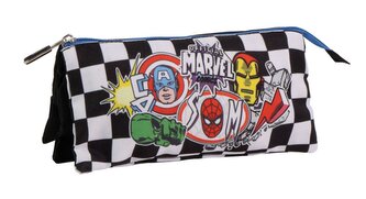 Trojitý penál na tužky Marvel Avengers: Postavy (23 x 12 x 2 cm)